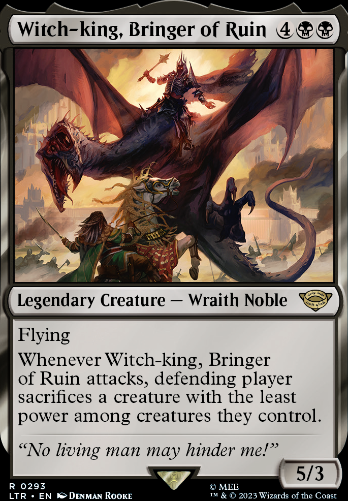 Witch-king, Bringer of Ruin feature for Lord of the Tokens