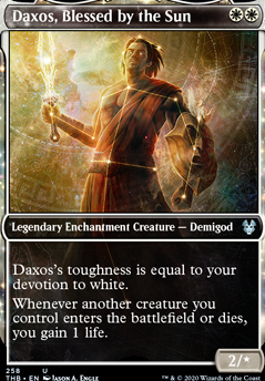 Daxos, Blessed by the Sun feature for Daxos & Elspeth Reunited
