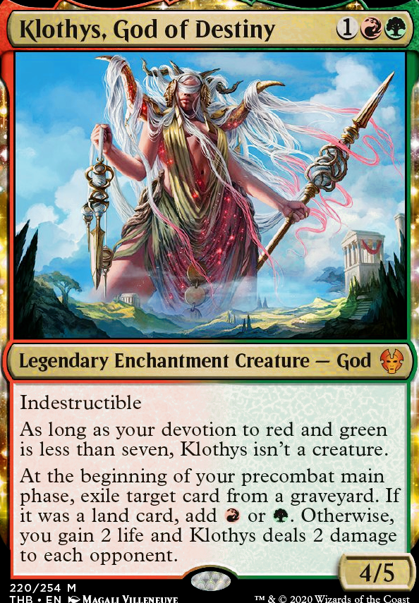 Klothys, God of Destiny feature for Klothys, Red light Green light