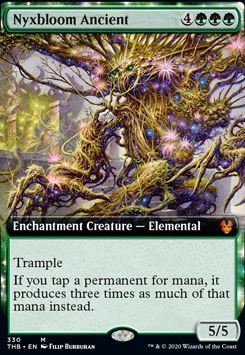 Nyxbloom Ancient feature for Omnath, Locus of Mana