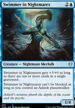 Featured card: Swimmer in Nightmares