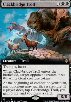 Featured card: Clackbridge Troll