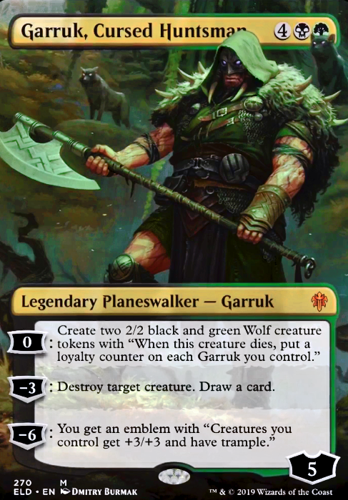 Featured card: Garruk, Cursed Huntsman
