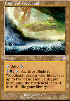 Featured card: Blighted Woodland