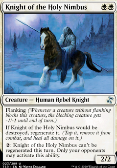 Knight of the Holy Nimbus feature for Horse Girl Deck