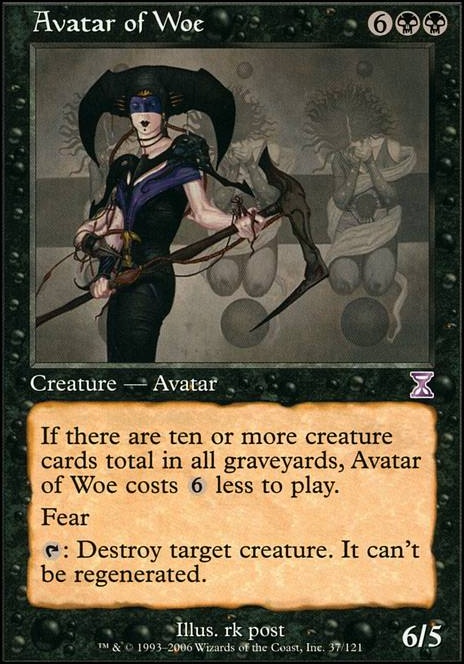 Featured card: Avatar of Woe