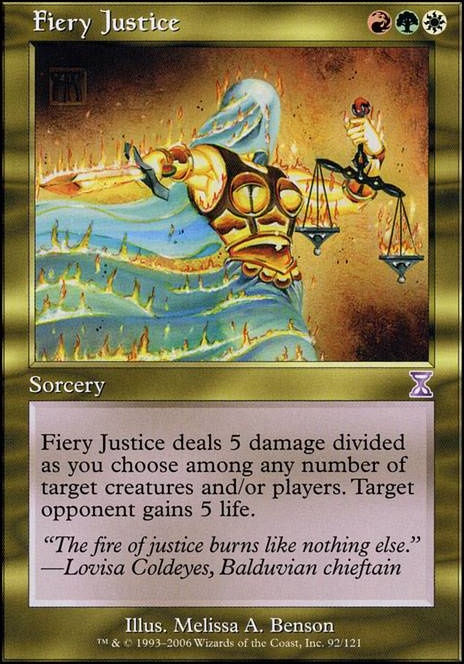 Featured card: Fiery Justice