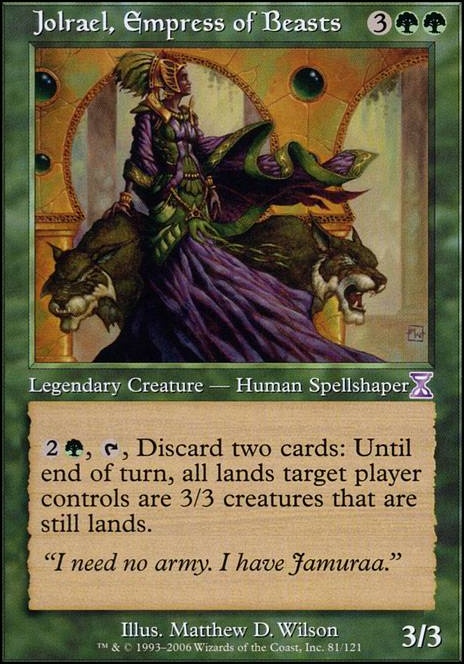 Jolrael, Empress of Beasts feature for Jolrael land destruction