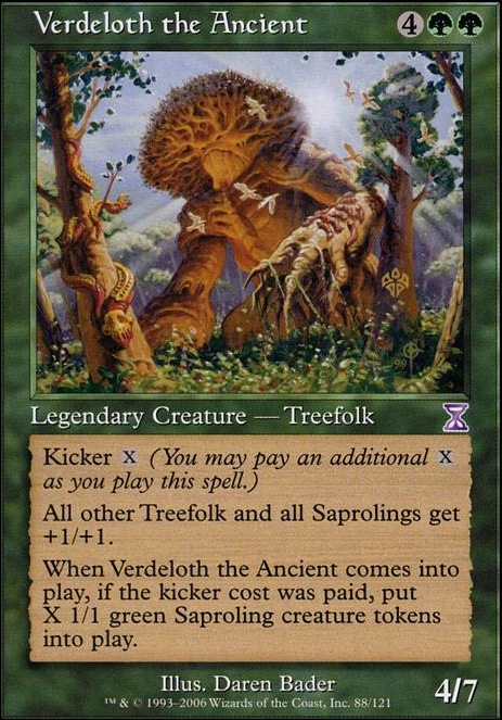 Verdeloth the Ancient feature for Treefolk