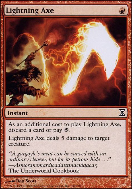 Featured card: Lightning Axe