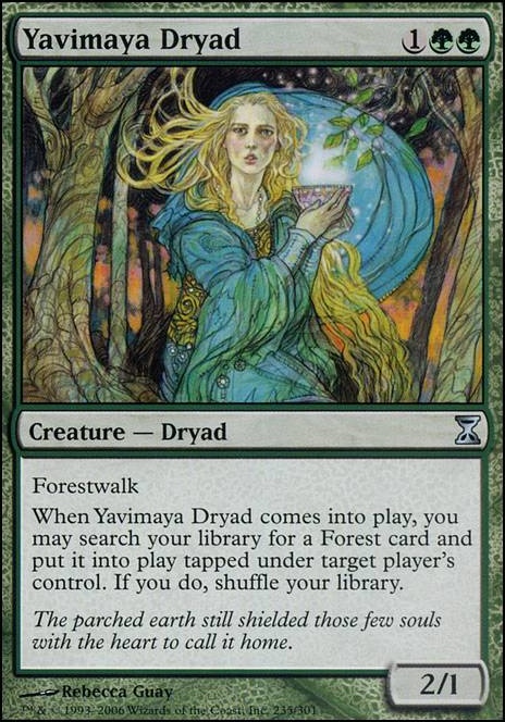 Featured card: Yavimaya Dryad