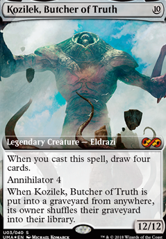 Kozilek, Butcher of Truth feature for The Green Wumbo