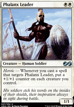 Phalanx Leader feature for Mono White Spellslinger