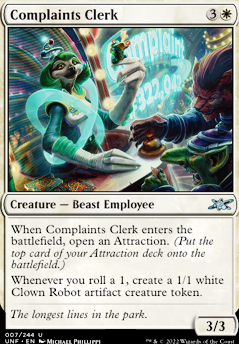 Featured card: Complaints Clerk
