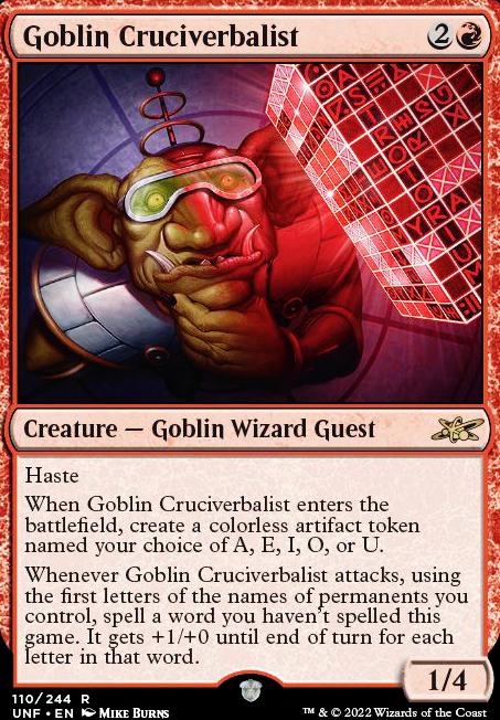 Goblin Cruciverbalist