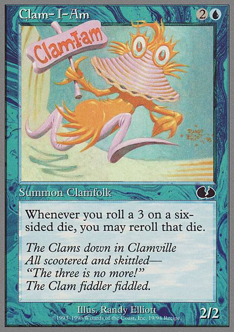Featured card: Clam-I-Am