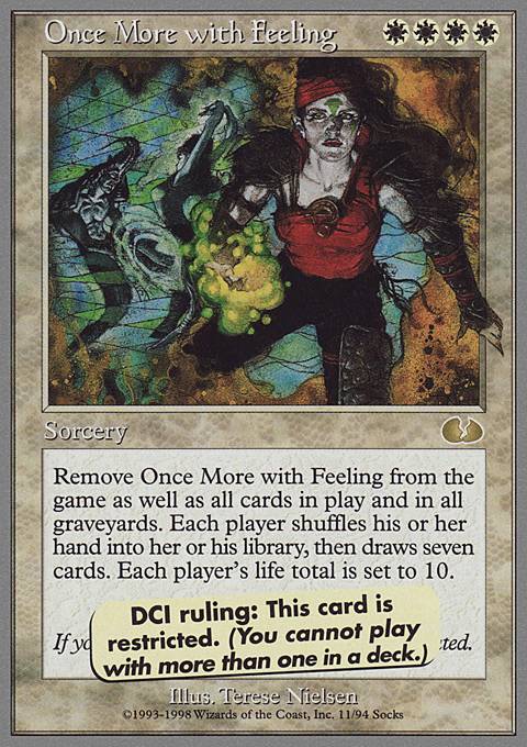 Featured card: Once More with Feeling