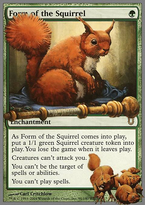 Squirrel Mob FOIL Odyssey NM-M Green Rare MAGIC THE GATHERING MTG CARD ABUGames 