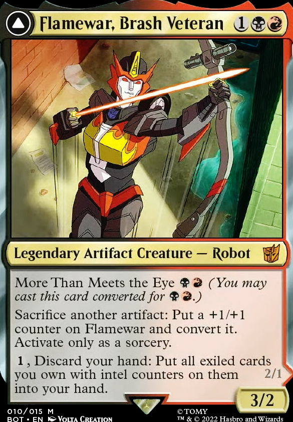 Commander: Flamewar, Brash Veteran