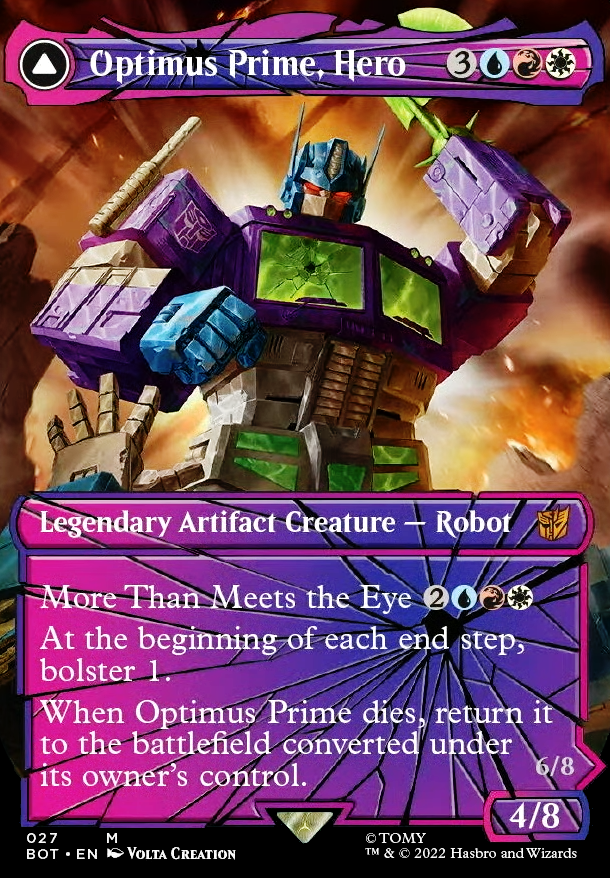 Featured card: Optimus Prime, Hero