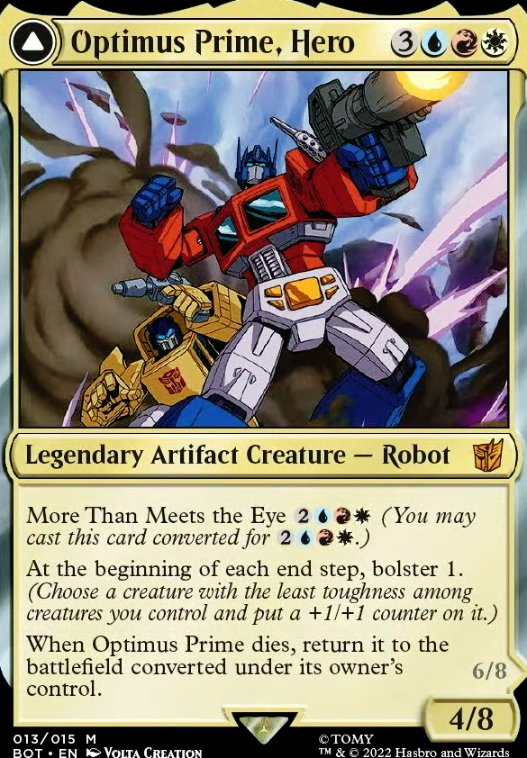 Featured card: Optimus Prime, Hero