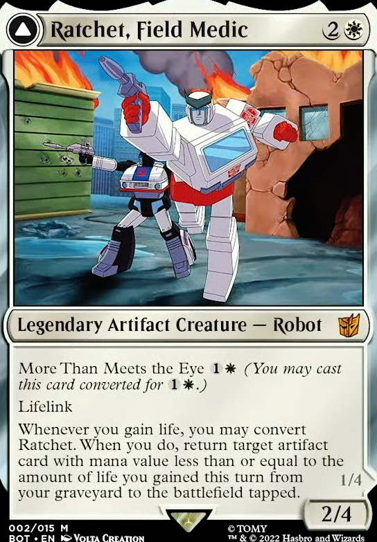 Featured card: Ratchet, Field Medic