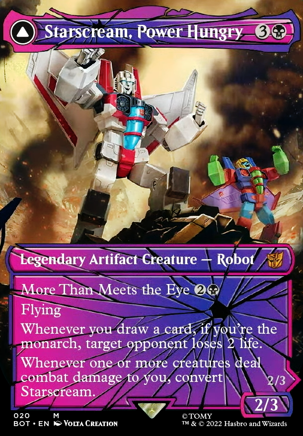 Starscream, Power Hungry feature for LOOKS LIKE I'M THE NEW LEADER!