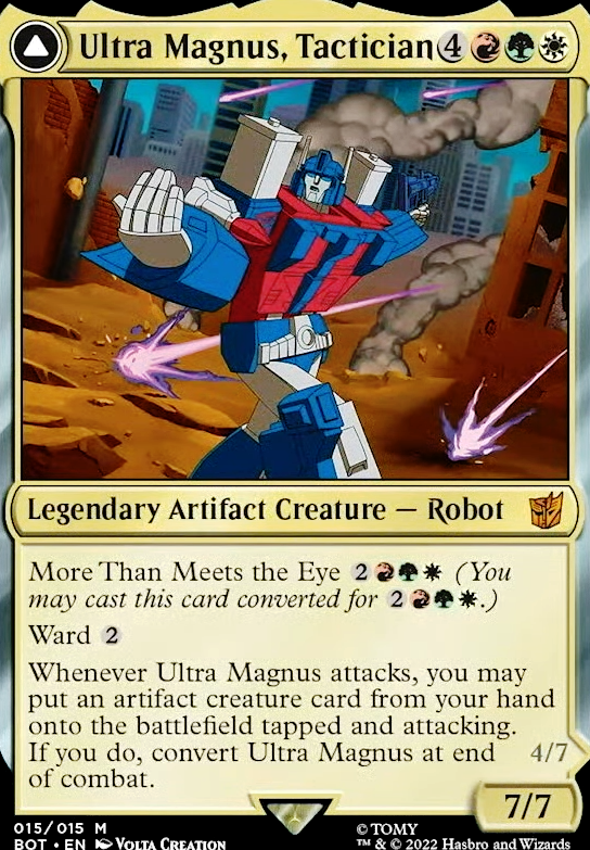 Ultra Magnus, Tactician feature for Random Pulls