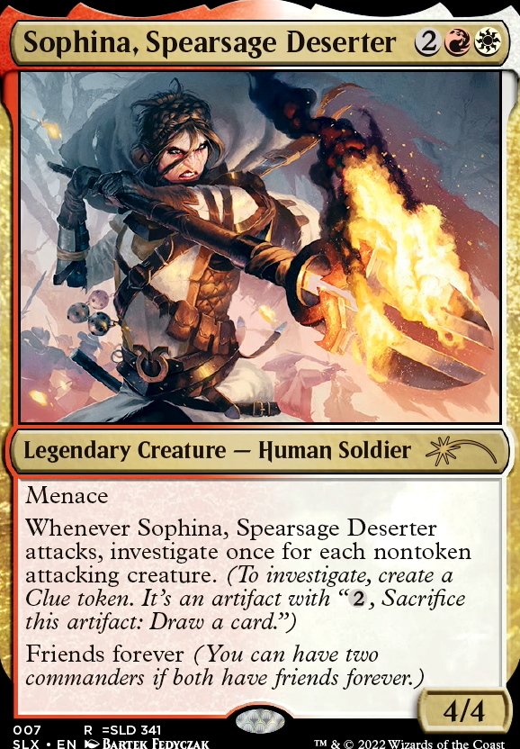 Featured card: Sophina, Spearsage Deserter