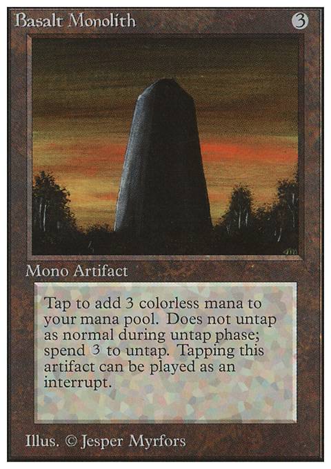 Featured card: Basalt Monolith