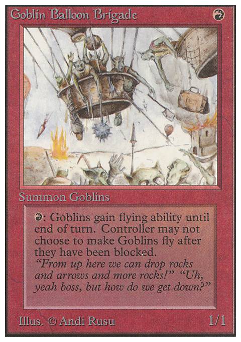 Featured card: Goblin Balloon Brigade