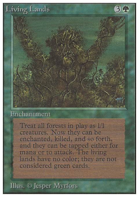 Living Lands feature for "Fanghorn Forest": Bark at the Moon!