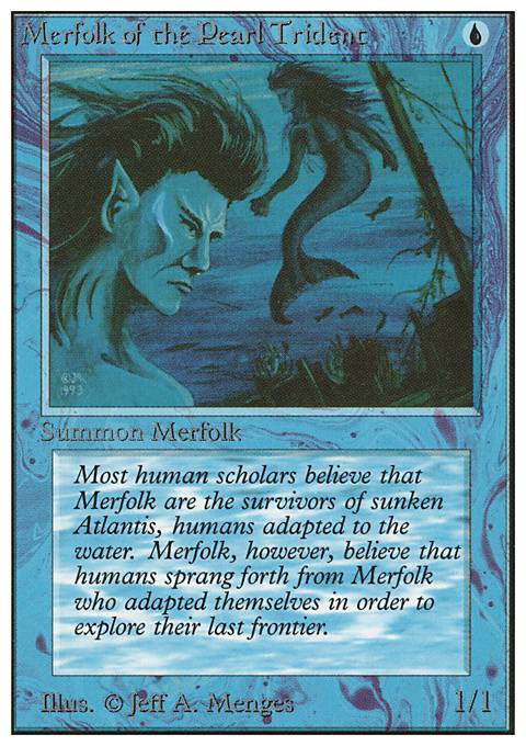 Featured card: Merfolk of the Pearl Trident