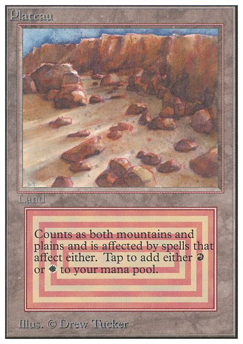 Featured card: Plateau