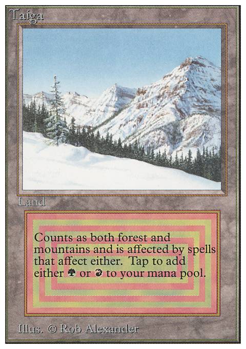 Featured card: Taiga