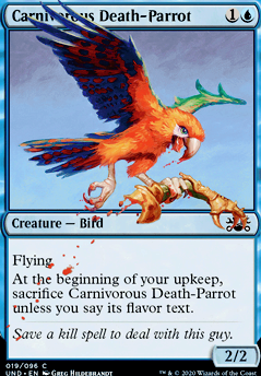 Featured card: Carnivorous Death-Parrot