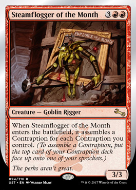 Featured card: Steamflogger of the Month