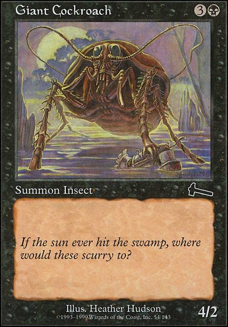 Featured card: Giant Cockroach