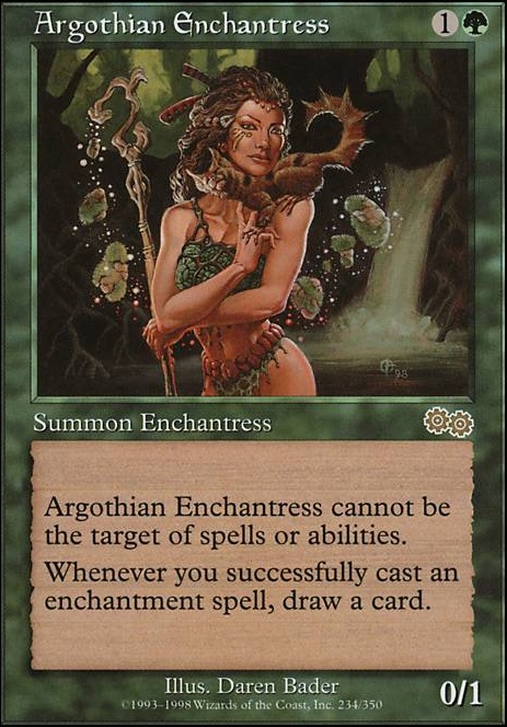Argothian Enchantress feature for In the depths of Arghot