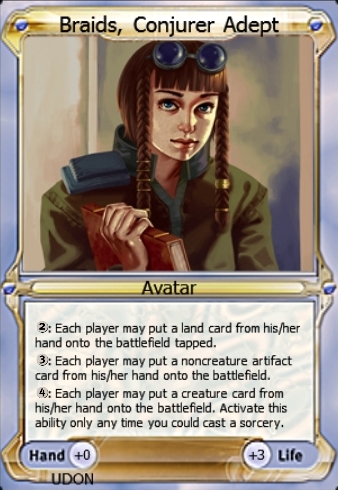 Featured card: Braids, Conjurer Adept Avatar