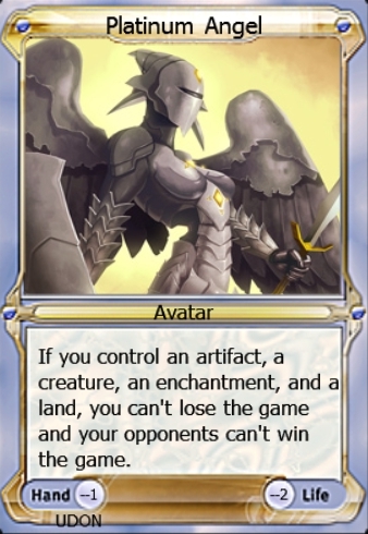 Platinum Angel Avatar feature for Darksteel Doom (HORDE Co-op Magic!)