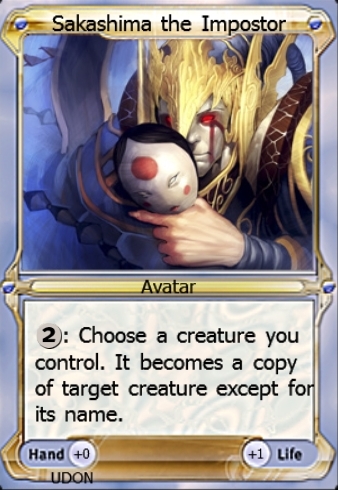 Featured card: Sakashima the Impostor Avatar