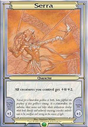 Featured card: Serra Character