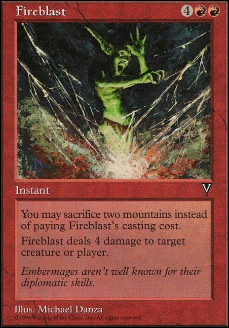 Fireblast feature for Red Deck Wince