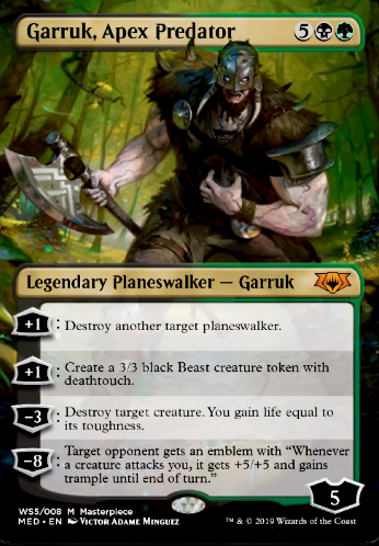 Featured card: Garruk, Apex Predator