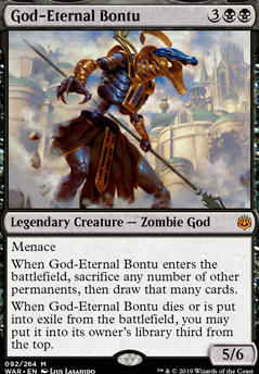 God-Eternal Bontu feature for Chromatic Black WAR V3.0