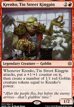 Featured card: Krenko, Tin Street Kingpin