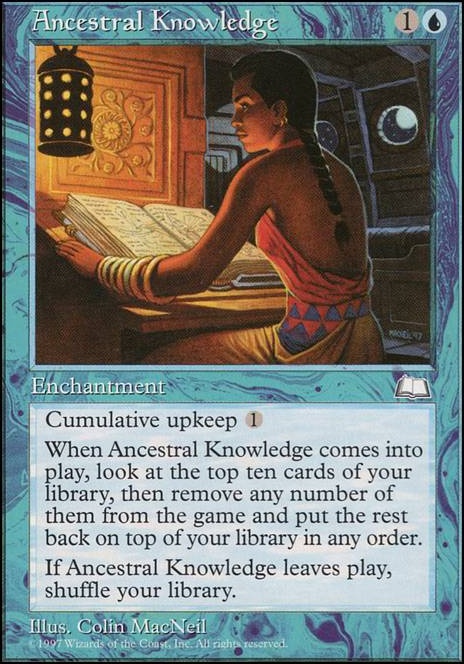 Ancestral Knowledge feature for Experiment