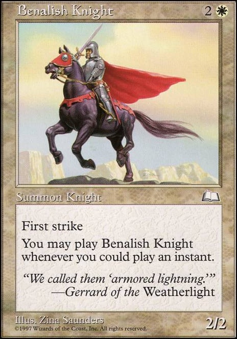 Featured card: Benalish Knight