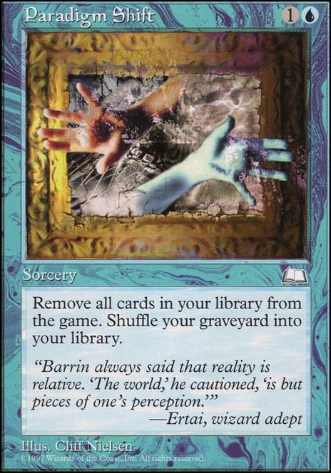 Paradigm Shift feature for Dimir Doomsday LabMan/Oracle Combo